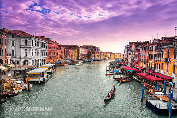 Venice from the Rialto Bridge